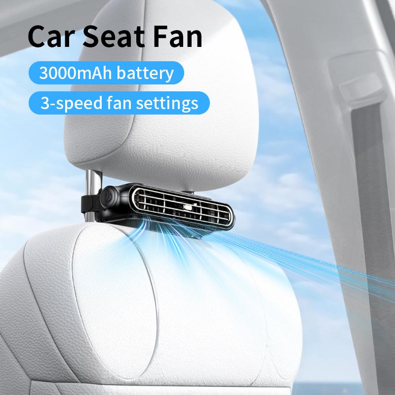 AirRide Pro® – The Clip-On Car Seat Fan with 3-Speed Control & 3000mAh Battery